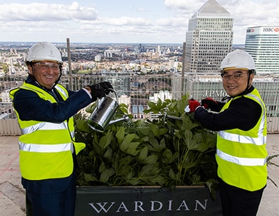 ‘Botanical development’ in Canary Wharf tops out