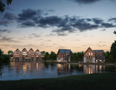 Lavish lakeside scheme completes with support from Shawbrook Bank